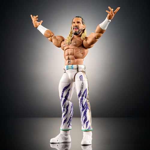 Mattel WWE Elite Action Figure & Accessories, Series #117 6-inch Collectible Seth “Freakin” Rollins with 25 Articulation Points & Swappable Hands - image 4