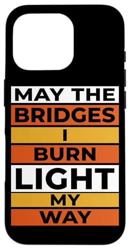 May The Bridges I Burn Light My Way 70s �X�g���C�v �X�}�z�P�[�X iPhone 16 Pro �p