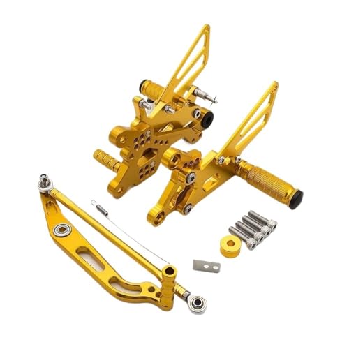 Repose-pieds arrière réglables CNC R6 et R6S balade moto confort duo route