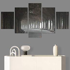 SIGNWIN 5 Panel Canvas Wall Art Modern Art...