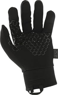 Mechanix Wear ColdWork Base Layer Winter Work Gloves - SoftShell Micro-Fleece Glove Liner - Secure Grip - Touchscreen Compatible - Machine Washable - Large - Covert Black