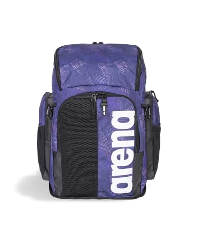 Image of ARENA Spiky III Backpack 45 Swimming Athlete Sports Gym Rucksack Large Training Gear Equipment Swim Bag for Men and Women, 45 Liters, Team Energy Plum