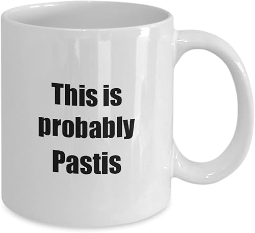 Miniatura 2 de This Is Probably Pastis - Taza divertida para amantes del alcohol, cita de bebida alcohólica para café, taza de té, 11 onzas