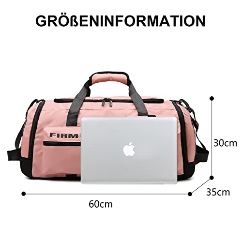 Suweir Reisetasche Groß Damen Herren 65L Sporttasche mit Schuhfach und Nass-Trockenfach Large Capacity Travel Bag… – Bild 8