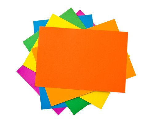 House of Card & Paper A3 220 gsm Card - Assorted Bright Colours (Pack of 50 Sheets)