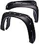 PIT66 Fender Flares, Compatible With 2002-2008 Dodge Ram 1500/ 2003-2009 Ram 2500 3500 (Fits Fleetside, NOT Fits Dually/Hemi Engine), Paintable Smooth Matte Pocket Riveted Style Wheel Flares, 4 Pcs