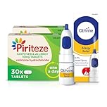 Piriteze Allergy Relief Antihistamine Tablets (60) & Otrivine Allergy Relief Nasal Spray Bundle - Hayfever Tablets with Cetirizine - Otrizine Nasal Spay - Allergy Tablet & Sinus Relief