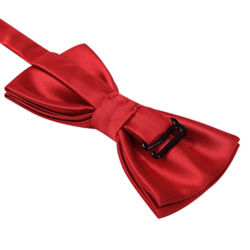 Kajeer Kids Boys Silk Bow Ties - Adjustable Bowtie For Baby Toddler Gifts(Red) #TOP2