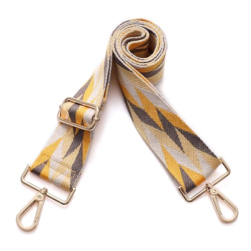Image of S-Jacorry Purse Strap Replacement Crossbody Wide Shoulder Strap Adjustable Canvas Straps Handbag Strap Replacement Belts