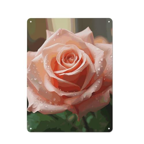Peinture en métal rose pour sublimer la décoration murale de votre chambre