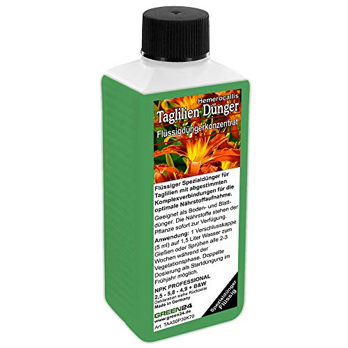 Taglilien Dünger Hemerocallis düngen, Premium Flüssigdünger...