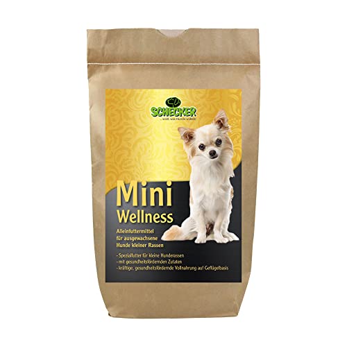 Schecker Trockenfutter - Mini Wellness mit Geflügel - kleine Kugeln - ideal für kleine Hunderassen 1,5 kg