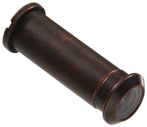 Visor de puerta de latón macizo 852720 con acabado bronce antiguo 2