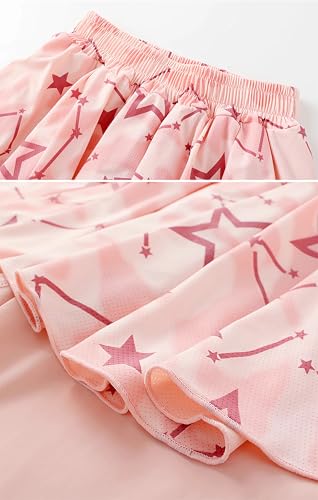 Girls' Sports Leggings with Ruffle Skirt Kids Yoga Running Tennis Stretchy Skinny Sports Pants 5-14 Years4