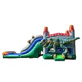 XJUMP 34'x15'x14' Dinosaur Bounce House with Slide