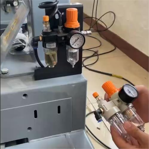 Image of Tire Changer Air Pressor Oil Water Regulator Separator with Pressure Gauge, Filter Lubricator, Oil Air Separator, Trap Filter, Max. 145psi, with Connectors