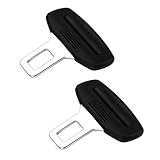  aoory 2er Pack Anti Gurtwarner Gurtalarm Stopper Gurtzunge Für Gurtschloss Aus Metall Kunststoff Griff in Schwarz