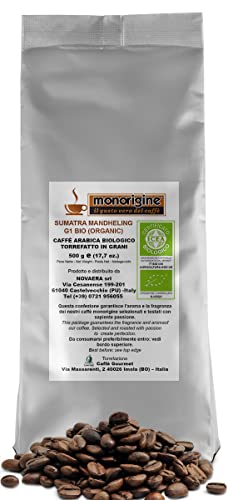 Organic Arabica Coffee beans Sumatra Mandheling G1 BIO (Organic...