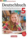 deutschbuch gymnasium klasse 7  Deutschbuch Gymnasium - Bayern - Neubearbeitung - 5. Jahrgangsstufe: Schulaufgabentrainer mit Lösungen