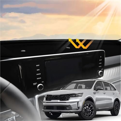 Housse de tableau de bord intérieur pour Kia Sorento 2021-2024 haute finition