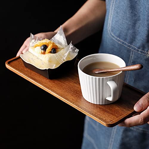 Plateau de collation simple de café pour savourer le temps