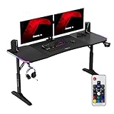 TAPIS DE SOURIS XXL INCLUS : 80 × 56,5 cm – protège la surface du bureau et garantit des mouvements précis. Idéal pour les gamers lors de longues sessions.