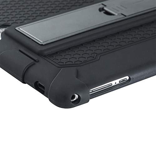Hlwq Case For Meberry M7 Tablet 10 Inch Pie Tablet Kids Friendly Anti-Slip Soft Silicone Case With Adjustable Stand Cover (Black) #TOP4