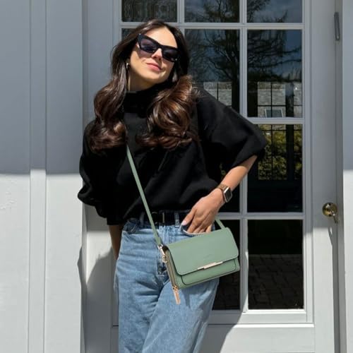 Small Crossbody Bag for Women,Cell Phone Purse Women's Shoulder Handbags Wallet Purse with Credit Card Slots - Image 3