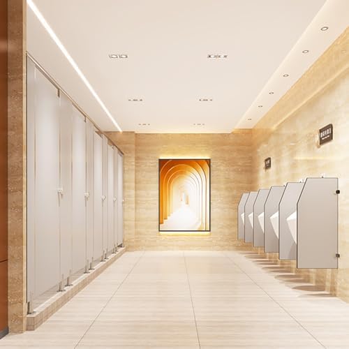 Wall-Mounted Urinal Privacy Partition Screen for Schools & Public Restrooms - Enhanced Privacy Durable Design Easy Installation Ideal for High Traffic Areas