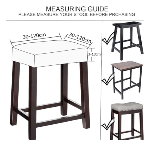 Jacquard Ottoman Covers Slipcover for Footstool Pouffe Foot Stool Stretch Fit Square Rectangle Round Small Large Bar Footrest Protector Cover with Elastic Bottom Washable Customizable(Light Grey,40x50 - Cosy Home Interiors Jacquard Ottoman Covers Slipcover for Footstool Pouffe Foot Stool Stretch Fit Square Rectangle Round Small Large Bar Footrest Protector Cover with Elastic Bottom Washable Customizable(Light Grey,40x50 - Image 2