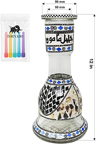 Tornado Khalil Maamoon Wasserpfeifenvase Best Shisha Base by Tornado (TM) Khalil Mamoon Vase (großer Sadaf) – Bild 3