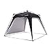 Produktbild Lumaland Outdoor Pavillon 2,5 x 2,5m | Wasserdicht & UV-Schutz | Gartenzelt inkl. 1x Seitenteil & Tasche & Heringe | Robuster Camping & Partyzelt | Pop Up Zelt Aufbau in 2 Minuten [Schwarz]