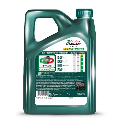 Image of Castrol MAGNATEC 3416662 Stop-Start 5W-30 Full Synthetic Engine Oil for Petrol, Diesel and CNG Cars (3.5L)