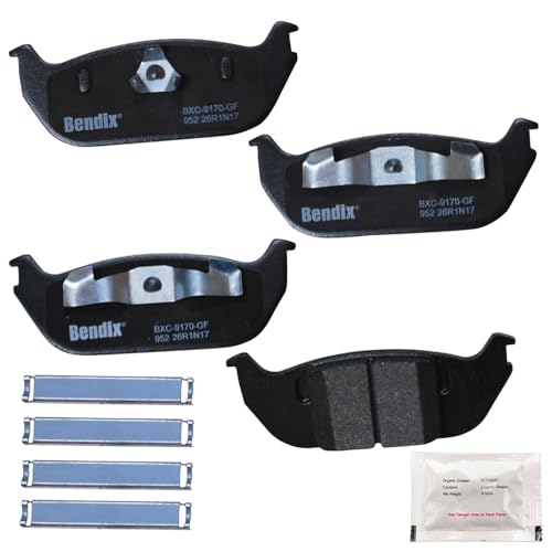 Image of Bendix Priority1 CFC952 Ceramic Rear Brake Pads for Lincoln Aviator 2005-2003