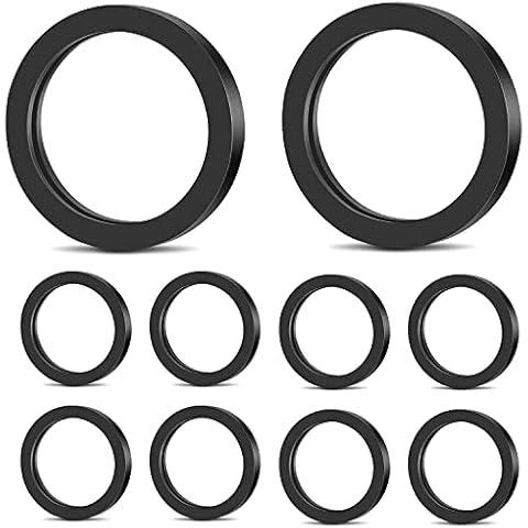 10Pcs Upgraded Gas Can Spout Gaskets Rubber Ring, Fuel Washer Seals Spout Gasket Sealing Rings Replacement Compatible with Most Gas Can Spout Cover