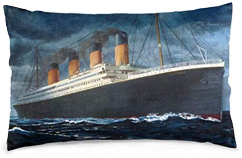 Custom Fashionable Titanic Queen Size Rectangle Zippered Pillow Cases (Twin Sides) (Fashionable Titanic 20x30, 20x30)