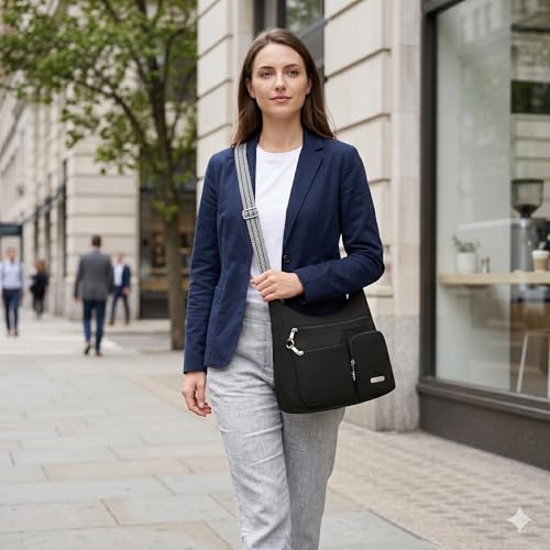 MHCNLL Anti-Theft Waterproof Crossbody Purse
