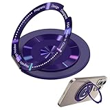 IEBTAWN LYITZW 1 Stück Handy Ring Halterung, 360° Drehbarer Ständer mit Verstellbarem Neigungswinkel, Für Sicheres und Hände-freies Videostreaming, Videoanrufe und Online-Lernen
