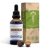 Secrets of the Tribe Black Walnut USDA Organic | Alcohol-Free Extract, High-Potency Herbal Drops | Made from 100% Certified Organic Black Walnut (Juglans Nigra) Dried Hull 2 oz