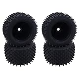 Ruedas modelo de camión de automóviles: adecuados para 1/ 8 neumáticos de ruedas de camiones Truggy para Redcat Kyosho Hobao Hongnor Team LOSI DHK HPI.