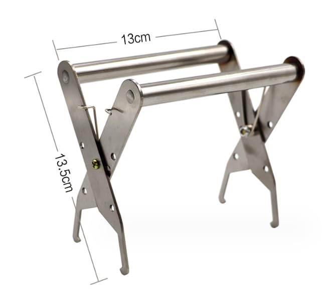 Cattura per Alveare, Morsetto per Cattura Telaio Alveare in Acciaio Inossidabile,Strumenti Di Apicoltura per Apicoltori Attrezzatura Ideale per L'apicoltura (Acciaio inossidabile)