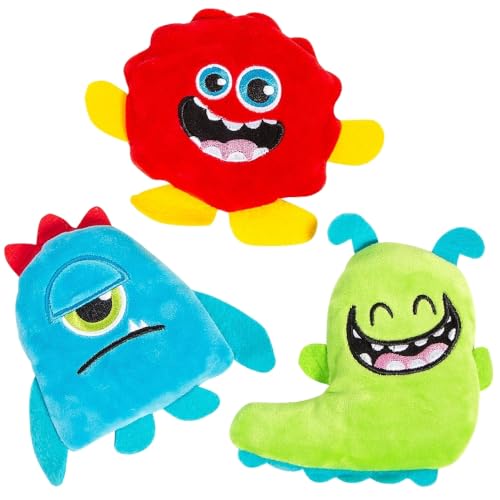 Sensory Sand-Filled Monster Stuffed Characters 12 Pieces by Fun Express - Image 2