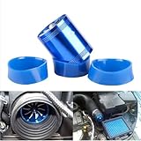 Single Sided Car Air Intake Turbo Gas Fuel Oil Saver Fan Supercharger Turbine Engine Turbocharge Power Accessorie(Black) - Image 4