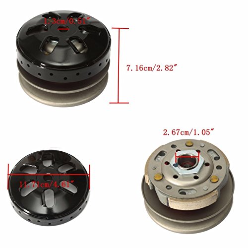 Scooter Racing Rear Clutch For Chinese Gy6 50Cc Qmb139 Performance Motors Parts #TOP1