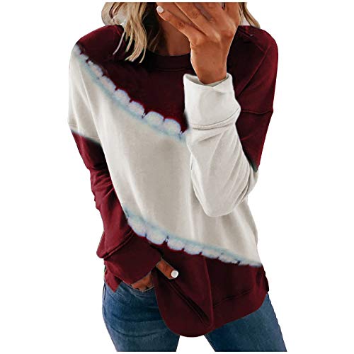 Sweatshirts for Women Casual Long Sleeve Loose Pullover Sweatshirt Color Block Blouse Tunic Tops Sweatshirts for Women Casual Long Sleeve Loose Pullover Sweatshirt Color Block Blouse Tunic Tops