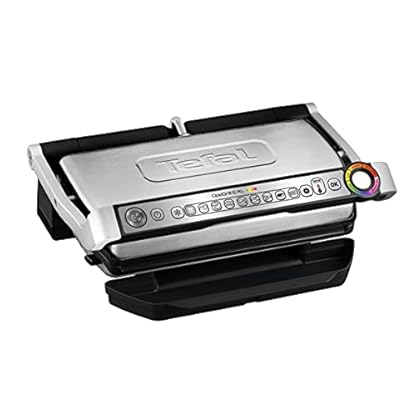 Tefal OptiGrill XL GC722D Kontaktgrill, 40 cm x 20 cm, schwarz/Edelstahl & XA7268 OptiGrill Snacking & Baking Backschale… – Bild 3