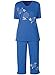 Diagonal Embroidered Capri Set