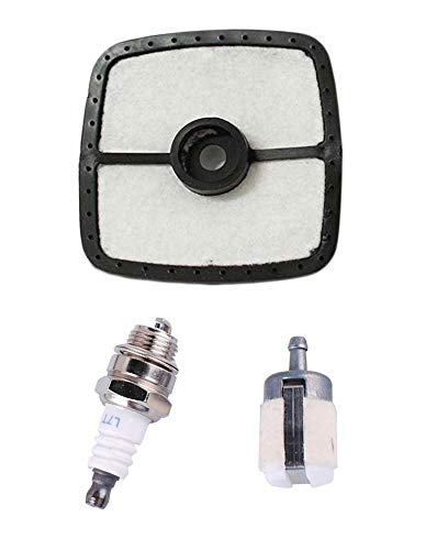 Podoy SRM 210 Air Filter For Compatible with Echo Blower Trimmer Parts 13031054130 Oil Fuel Filter Spark Plug Kit SRM2100 PB 200 GT-200i GT-200EZR GT-200R GT-201i GT-201R GT-225 A226001410 RePower Kit