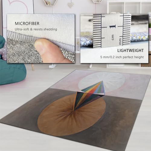 Tapis lavable The Swan résistant aux taches pour entrées et salons - 6