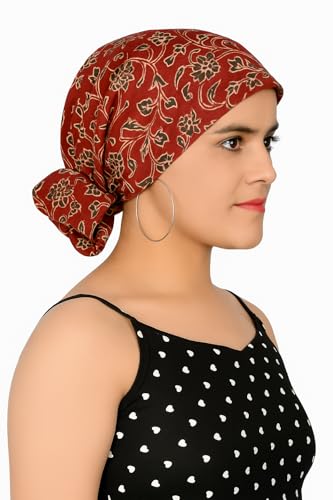 Image of Scarf For Girls 100% Pure Cotton Hand Block Printed Square